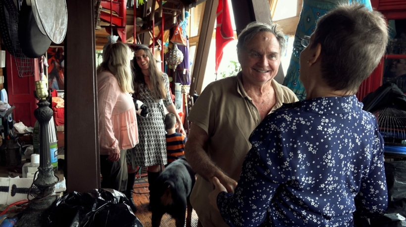 Kathy Tyson, Alexandra Hidalgo, David Tyson, and Antonieta Aagaard in A Family of Stories